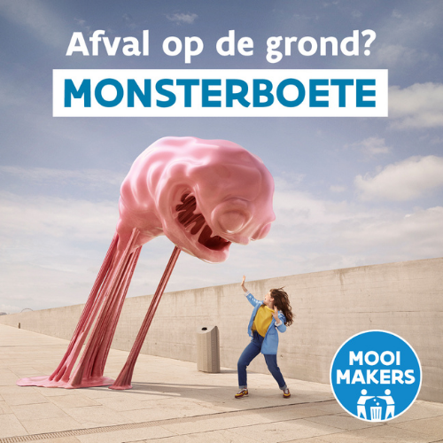 Monsterboete kauwgom