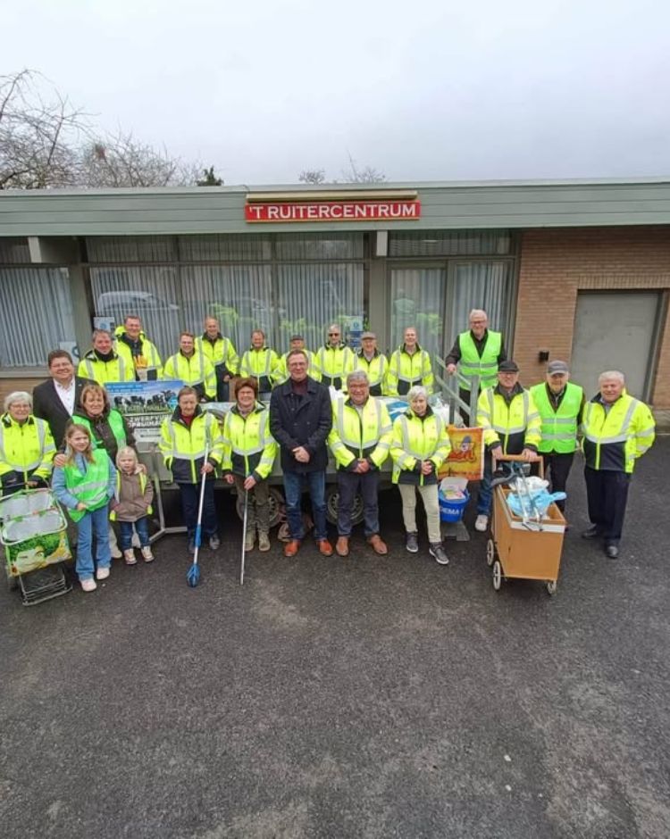 zwerfvuilvrijwilligers uit Roeselare