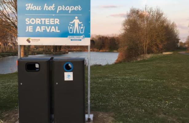 gescheiden vuilnisbakken