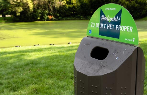 Vuilnisbak in Mechelen