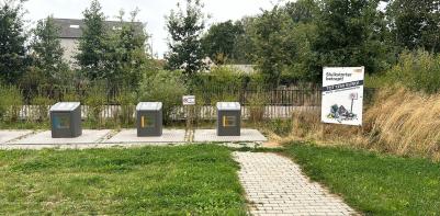 Foto Geel - afvalstraat