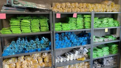 opruimmateriaal stockage